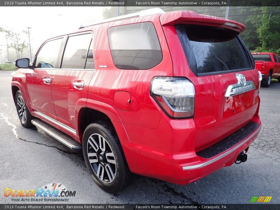 2019 Toyota 4Runner Limited 4x4 Barcelona Red Metallic / Redwood Photo #5