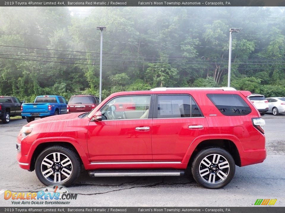 2019 Toyota 4Runner Limited 4x4 Barcelona Red Metallic / Redwood Photo #6