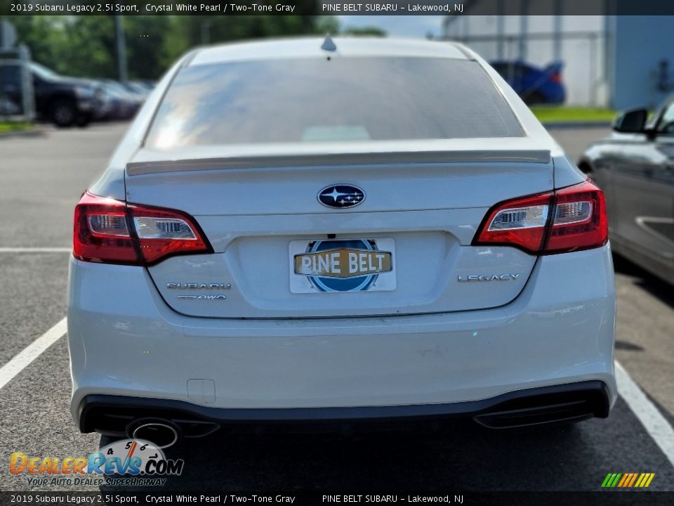 2019 Subaru Legacy 2.5i Sport Crystal White Pearl / Two-Tone Gray Photo #4