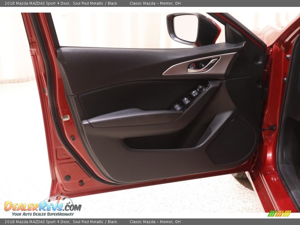 2018 Mazda MAZDA3 Sport 4 Door Soul Red Metallic / Black Photo #4