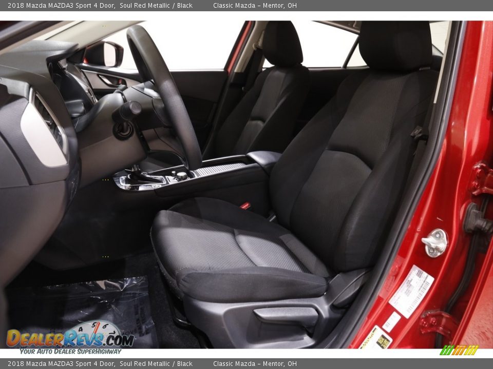 2018 Mazda MAZDA3 Sport 4 Door Soul Red Metallic / Black Photo #5
