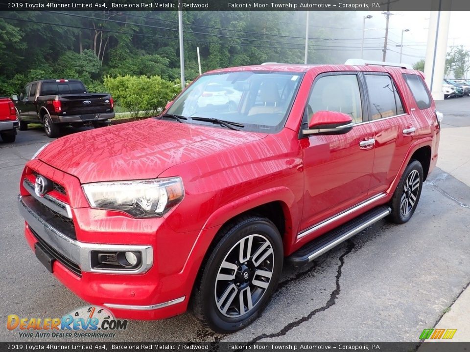 2019 Toyota 4Runner Limited 4x4 Barcelona Red Metallic / Redwood Photo #7