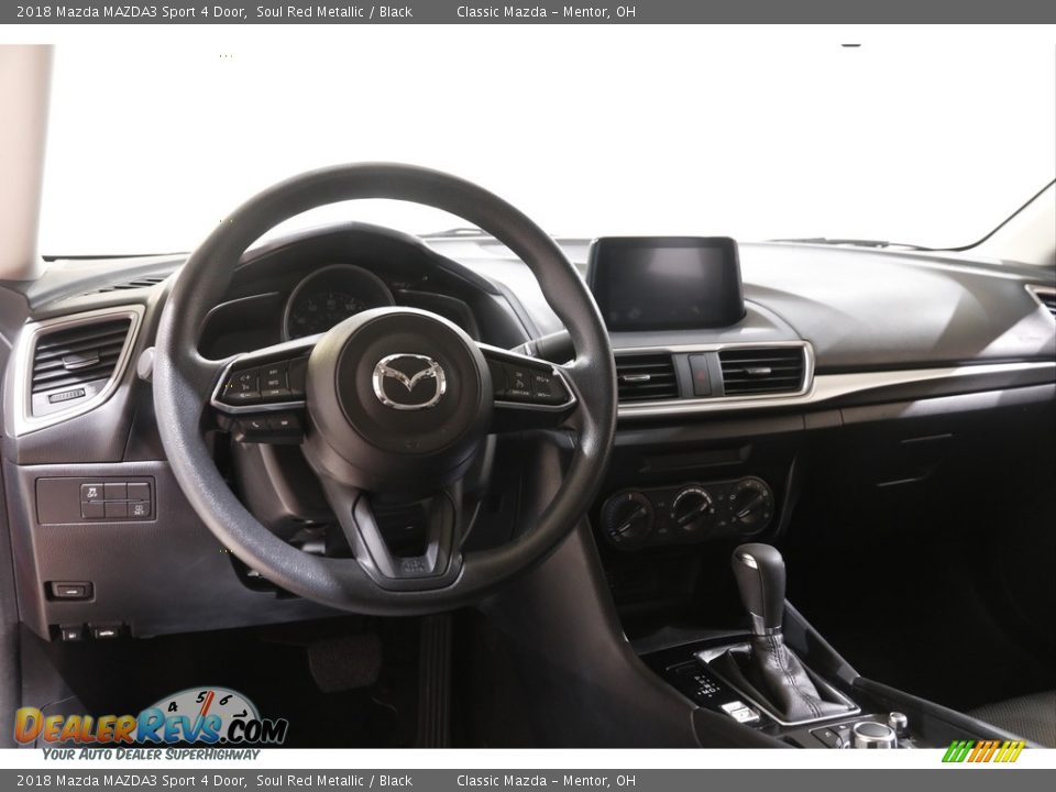 2018 Mazda MAZDA3 Sport 4 Door Soul Red Metallic / Black Photo #6