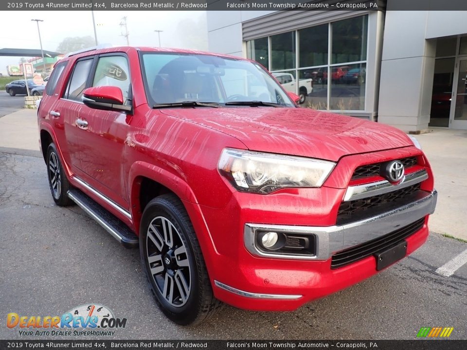 2019 Toyota 4Runner Limited 4x4 Barcelona Red Metallic / Redwood Photo #9