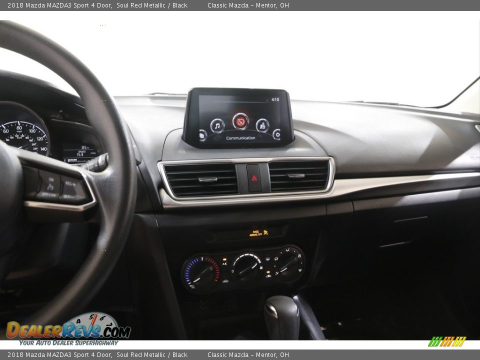 2018 Mazda MAZDA3 Sport 4 Door Soul Red Metallic / Black Photo #9
