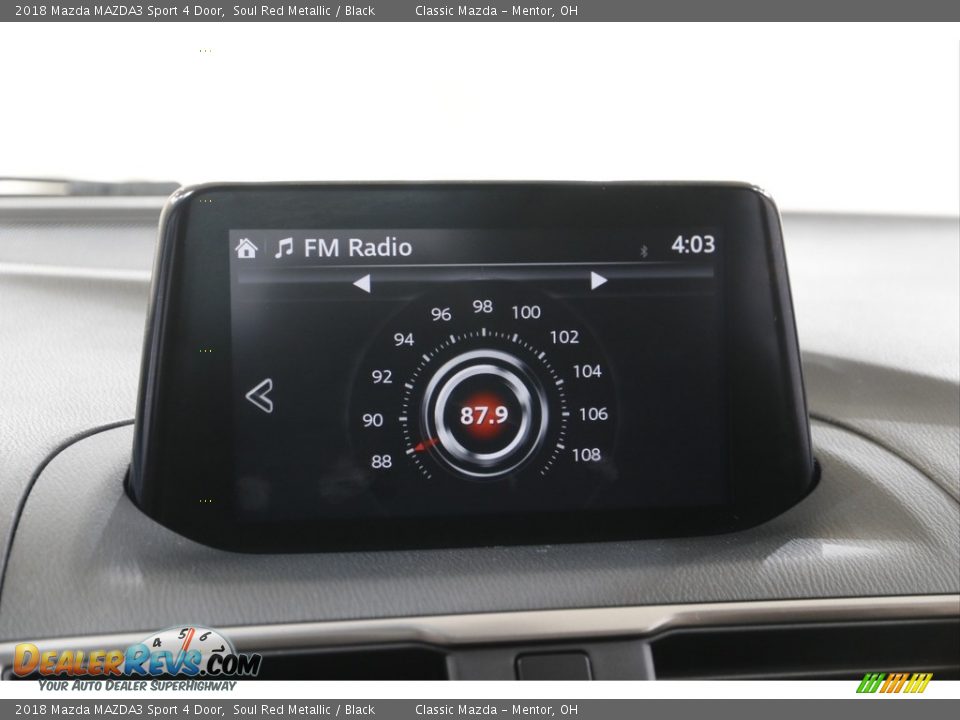 2018 Mazda MAZDA3 Sport 4 Door Soul Red Metallic / Black Photo #11