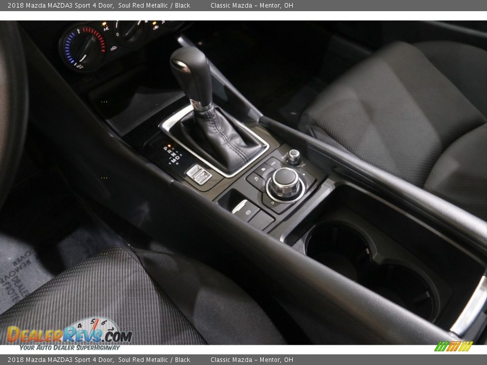 2018 Mazda MAZDA3 Sport 4 Door Soul Red Metallic / Black Photo #13