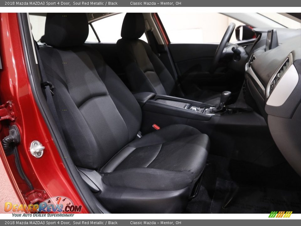 2018 Mazda MAZDA3 Sport 4 Door Soul Red Metallic / Black Photo #14