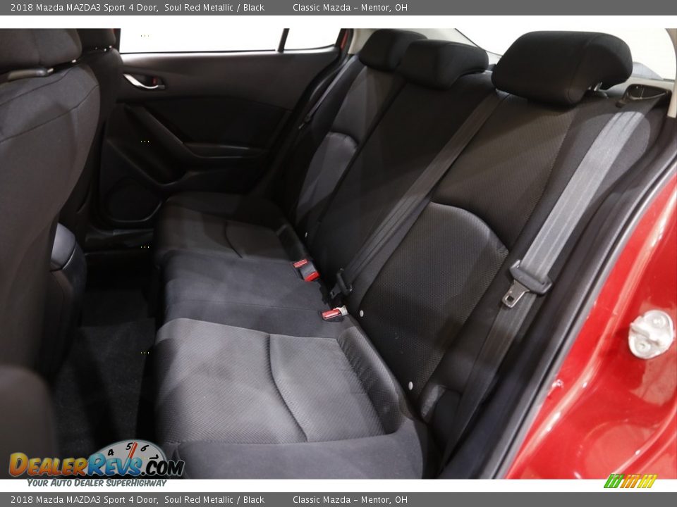2018 Mazda MAZDA3 Sport 4 Door Soul Red Metallic / Black Photo #16