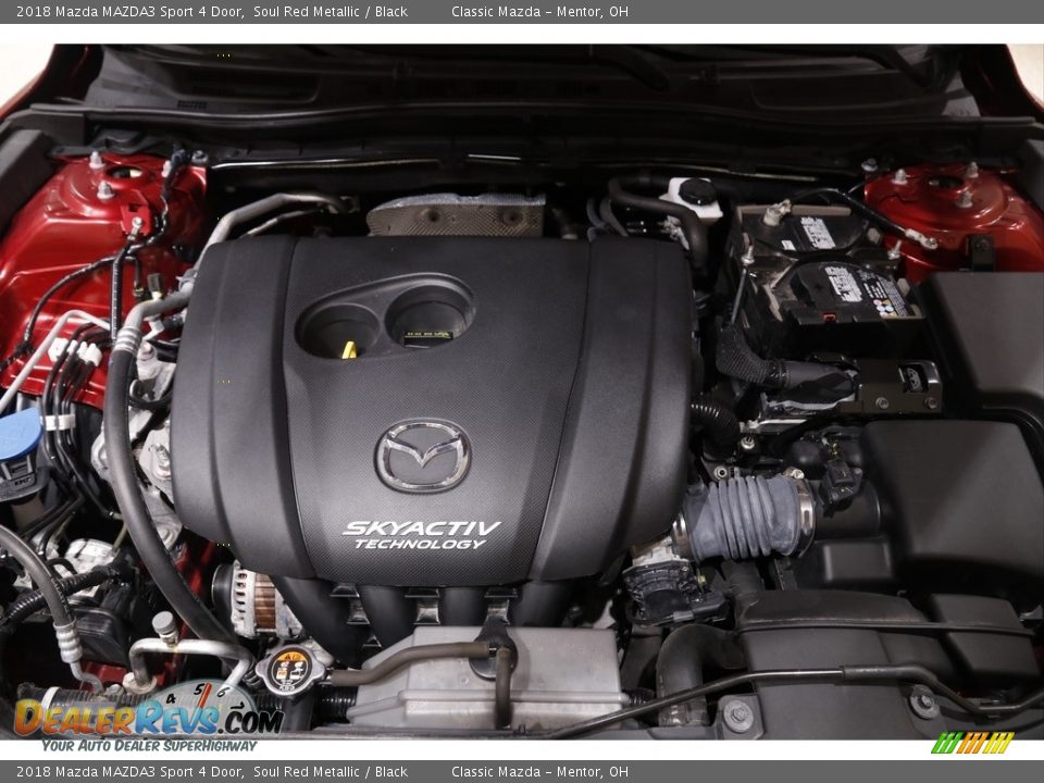 2018 Mazda MAZDA3 Sport 4 Door Soul Red Metallic / Black Photo #18