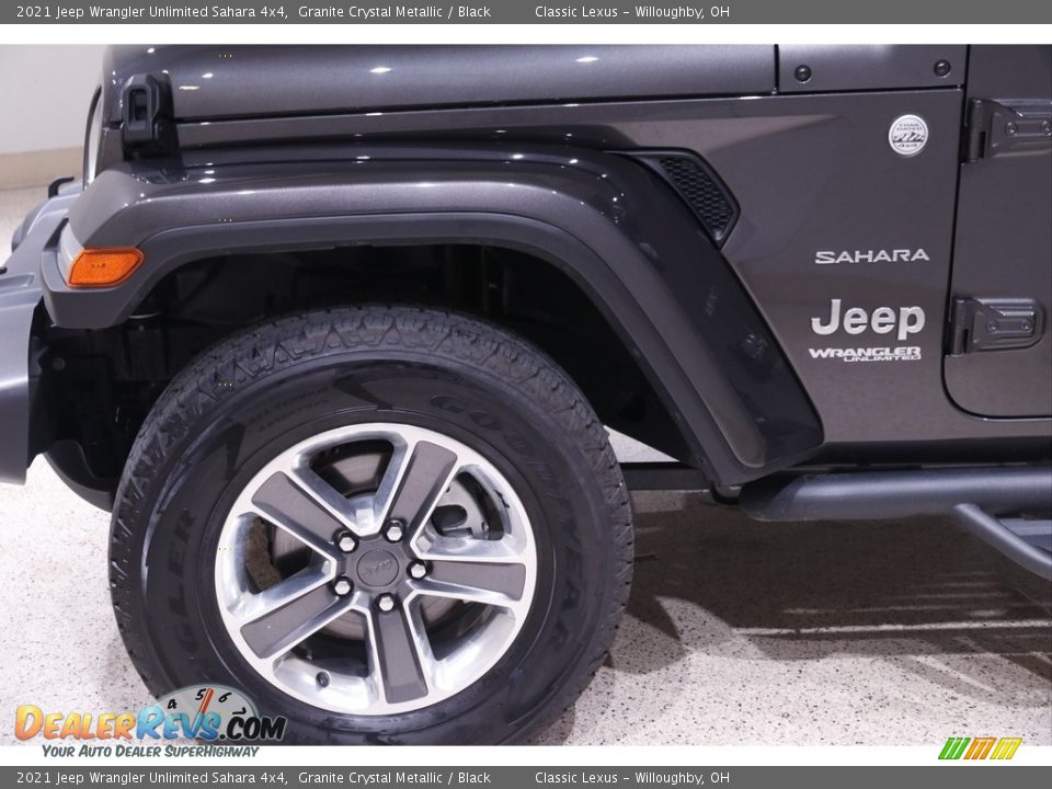 2021 Jeep Wrangler Unlimited Sahara 4x4 Granite Crystal Metallic / Black Photo #21
