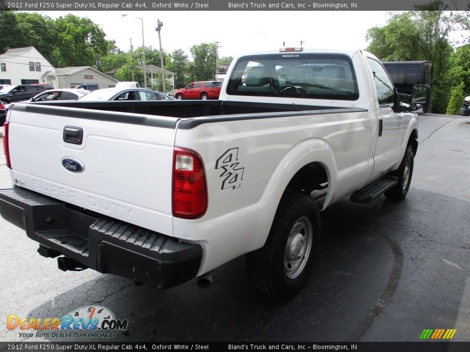 2012 Ford F250 Super Duty XL Regular Cab 4x4 Oxford White / Steel Photo #4