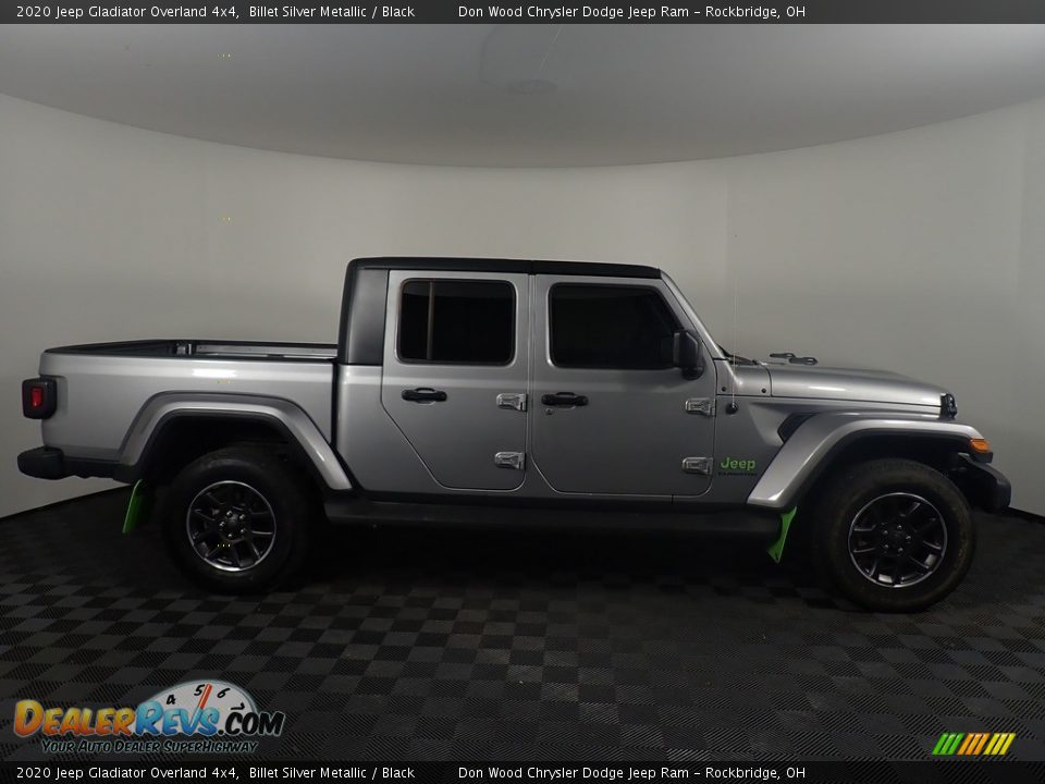 2020 Jeep Gladiator Overland 4x4 Billet Silver Metallic / Black Photo #6