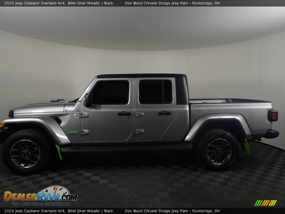 2020 Jeep Gladiator Overland 4x4 Billet Silver Metallic / Black Photo #7