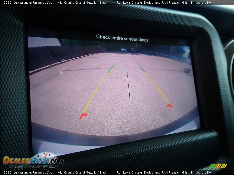 2020 Jeep Wrangler Unlimited Sport 4x4 Granite Crystal Metallic / Black Photo #18