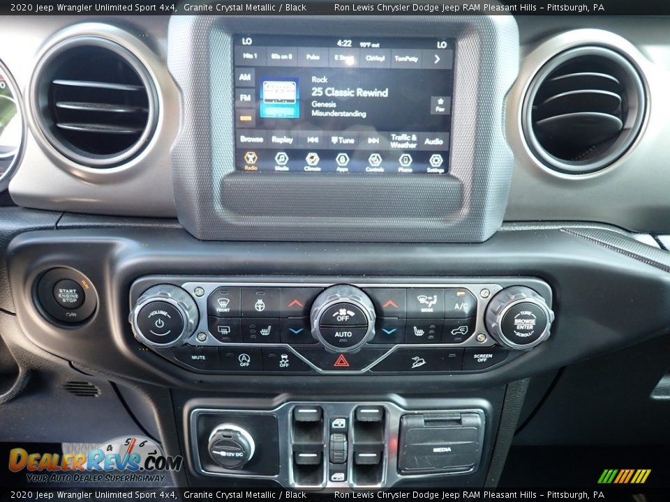 2020 Jeep Wrangler Unlimited Sport 4x4 Granite Crystal Metallic / Black Photo #19