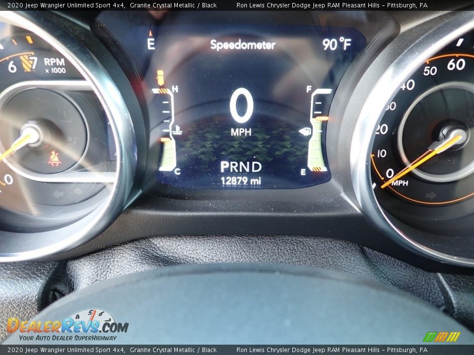 2020 Jeep Wrangler Unlimited Sport 4x4 Granite Crystal Metallic / Black Photo #20