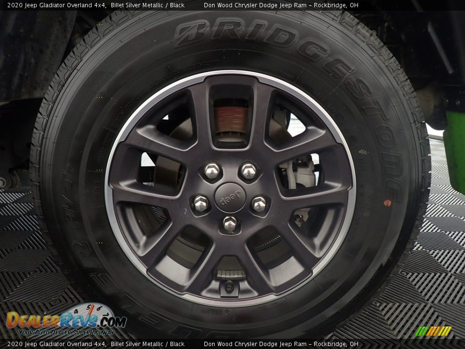 2020 Jeep Gladiator Overland 4x4 Billet Silver Metallic / Black Photo #21