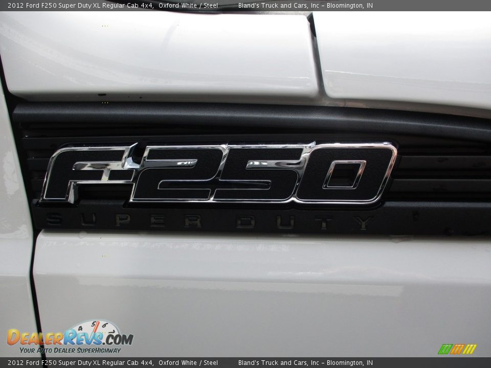 2012 Ford F250 Super Duty XL Regular Cab 4x4 Oxford White / Steel Photo #23