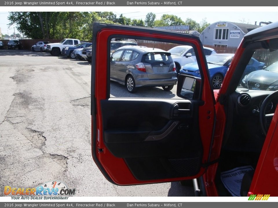 2016 Jeep Wrangler Unlimited Sport 4x4 Firecracker Red / Black Photo #9