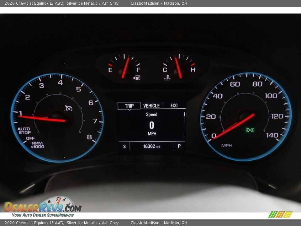 2020 Chevrolet Equinox LS AWD Silver Ice Metallic / Ash Gray Photo #8