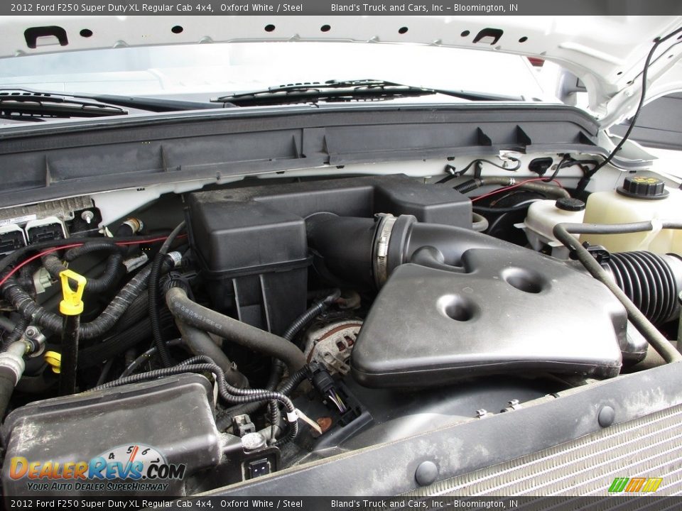 2012 Ford F250 Super Duty XL Regular Cab 4x4 Oxford White / Steel Photo #28