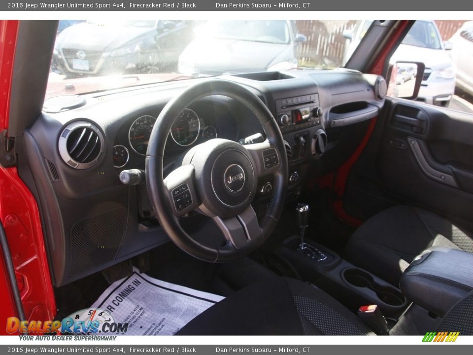 2016 Jeep Wrangler Unlimited Sport 4x4 Firecracker Red / Black Photo #10