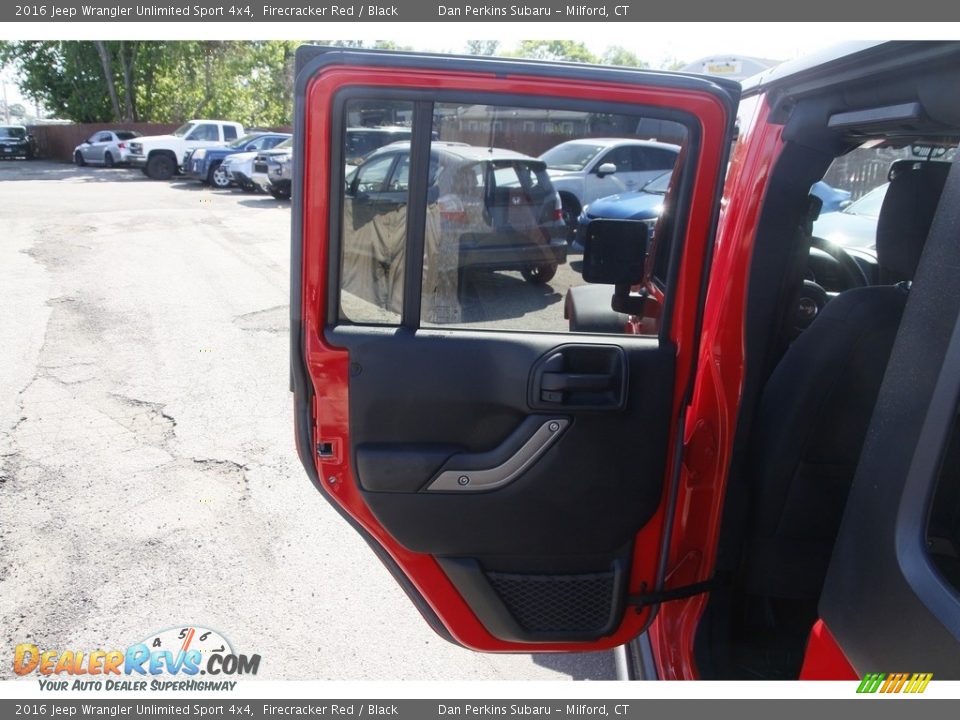 2016 Jeep Wrangler Unlimited Sport 4x4 Firecracker Red / Black Photo #11