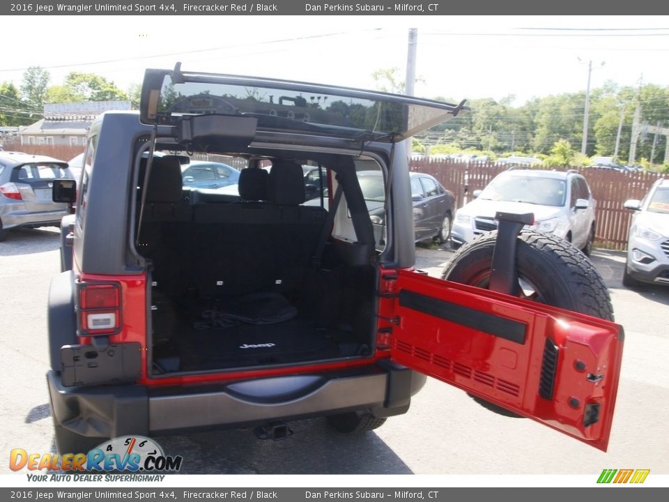 2016 Jeep Wrangler Unlimited Sport 4x4 Firecracker Red / Black Photo #13