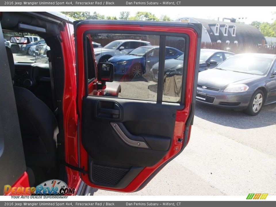 2016 Jeep Wrangler Unlimited Sport 4x4 Firecracker Red / Black Photo #14