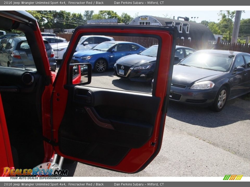 2016 Jeep Wrangler Unlimited Sport 4x4 Firecracker Red / Black Photo #16