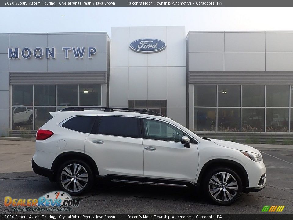 2020 Subaru Ascent Touring Crystal White Pearl / Java Brown Photo #1