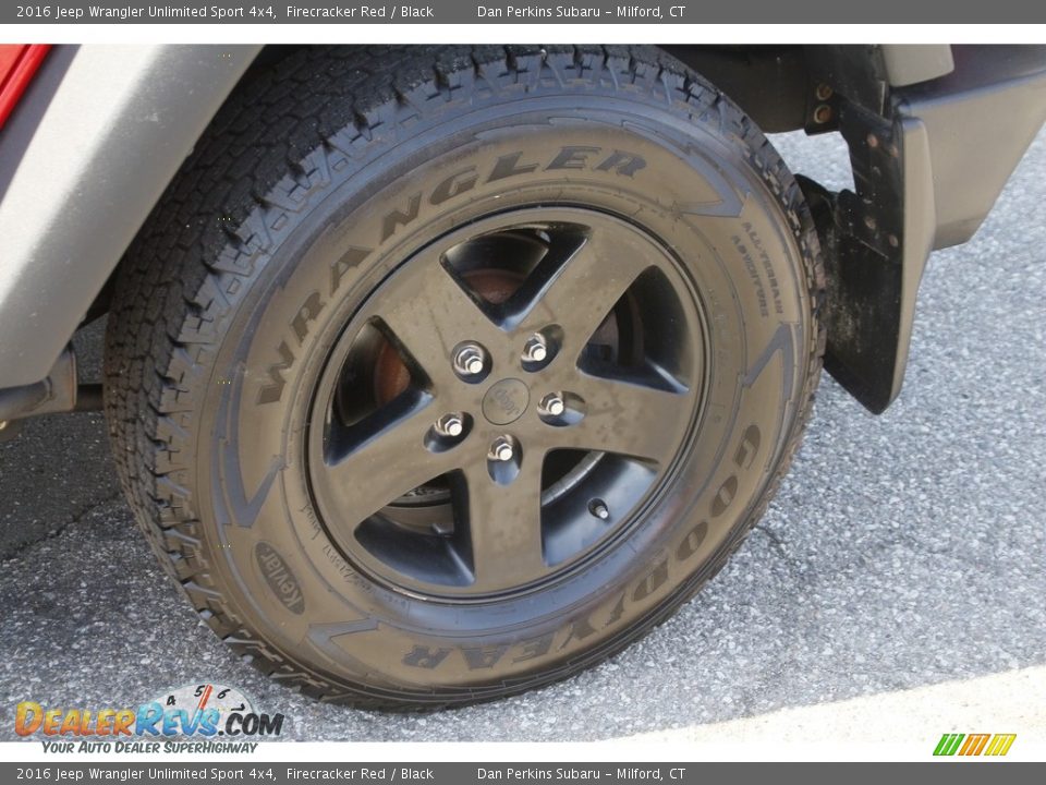 2016 Jeep Wrangler Unlimited Sport 4x4 Firecracker Red / Black Photo #22