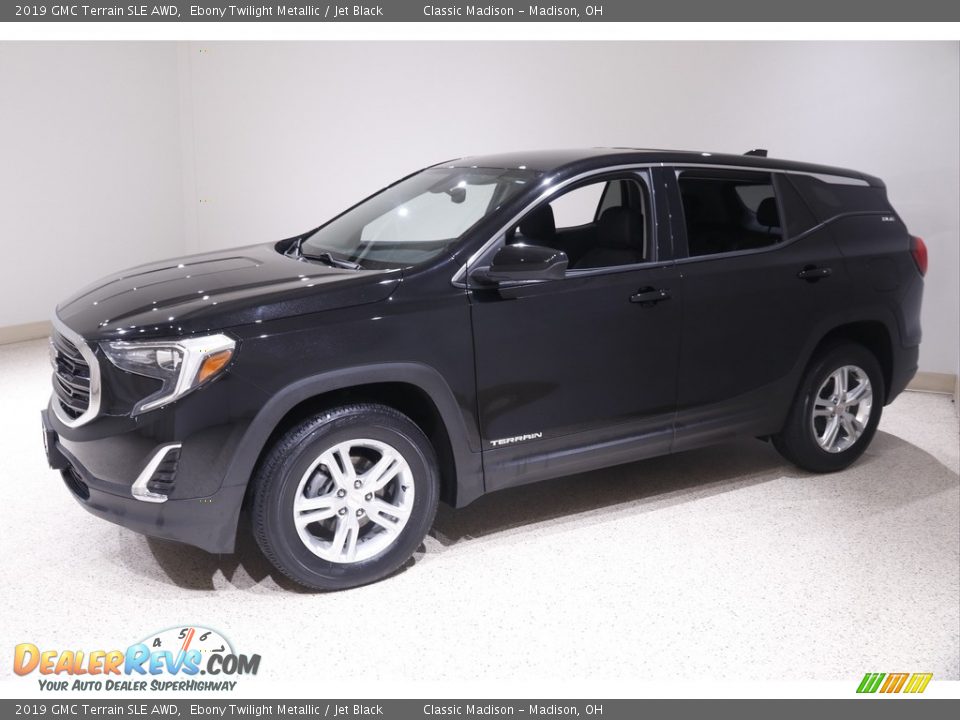 2019 GMC Terrain SLE AWD Ebony Twilight Metallic / Jet Black Photo #3