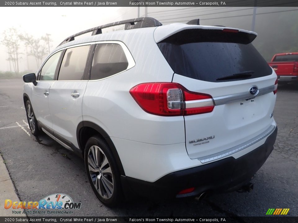 2020 Subaru Ascent Touring Crystal White Pearl / Java Brown Photo #5