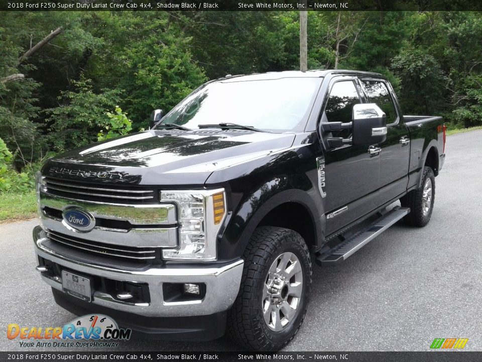 2018 Ford F250 Super Duty Lariat Crew Cab 4x4 Shadow Black / Black Photo #2