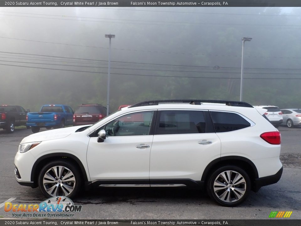 2020 Subaru Ascent Touring Crystal White Pearl / Java Brown Photo #6