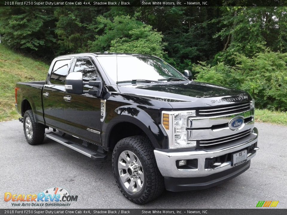 2018 Ford F250 Super Duty Lariat Crew Cab 4x4 Shadow Black / Black Photo #4