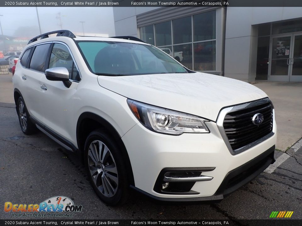 2020 Subaru Ascent Touring Crystal White Pearl / Java Brown Photo #9