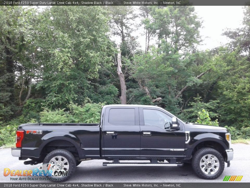 2018 Ford F250 Super Duty Lariat Crew Cab 4x4 Shadow Black / Black Photo #6