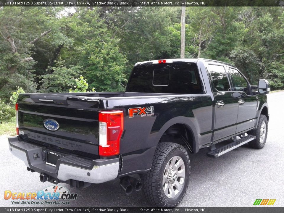 2018 Ford F250 Super Duty Lariat Crew Cab 4x4 Shadow Black / Black Photo #7