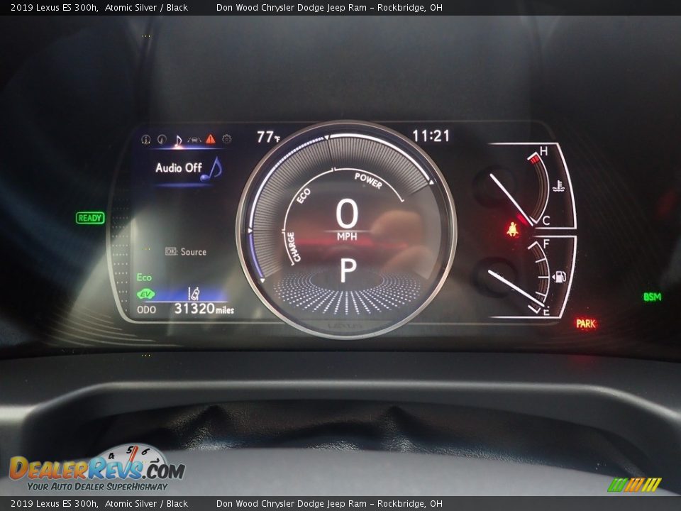 2019 Lexus ES 300h Atomic Silver / Black Photo #29