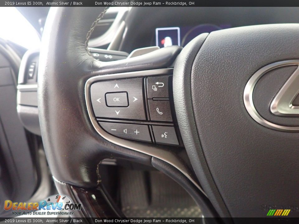 2019 Lexus ES 300h Atomic Silver / Black Photo #30
