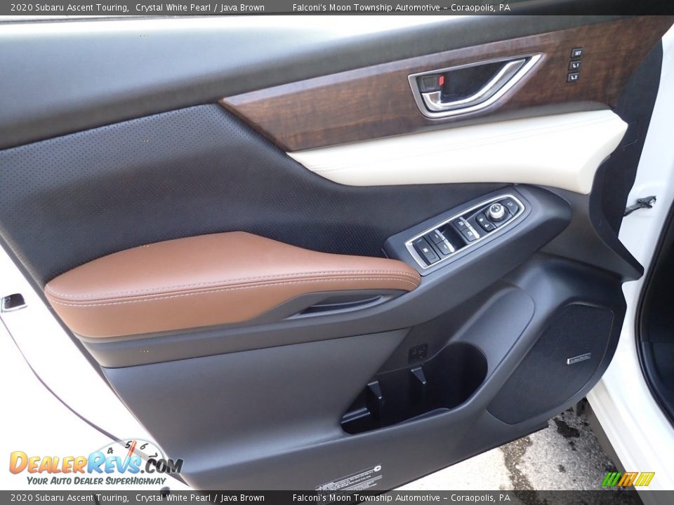 2020 Subaru Ascent Touring Crystal White Pearl / Java Brown Photo #21