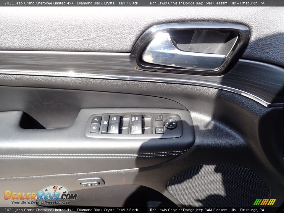 2021 Jeep Grand Cherokee Limited 4x4 Diamond Black Crystal Pearl / Black Photo #14