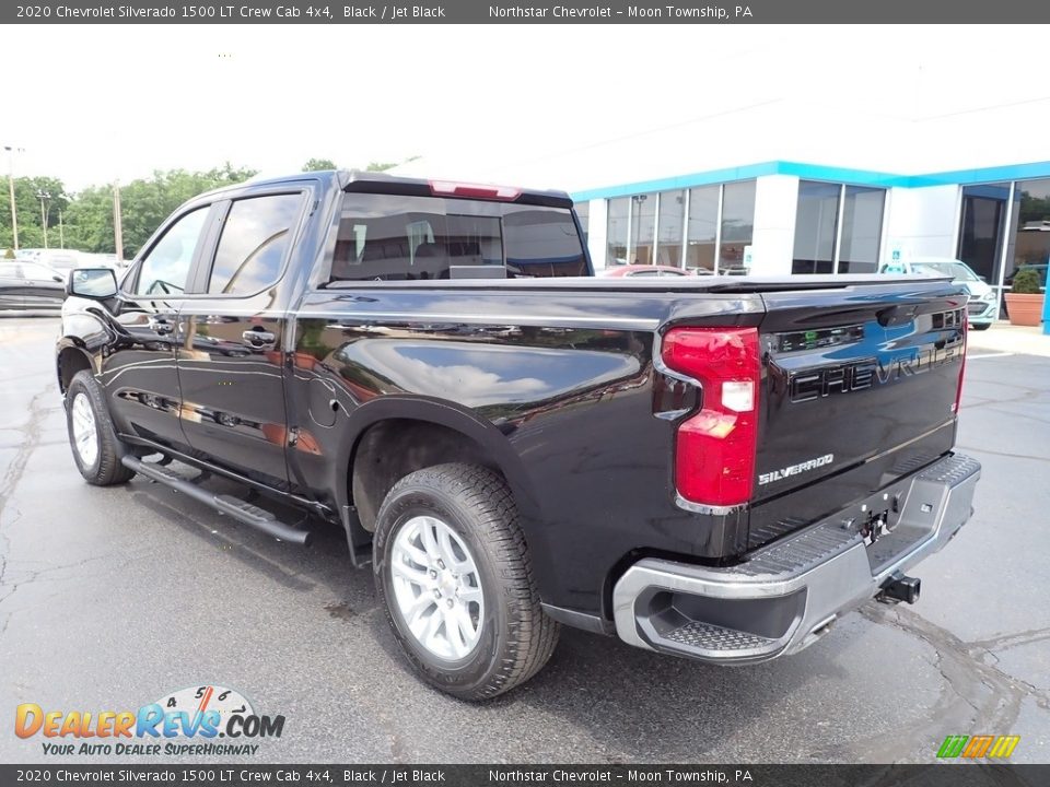 2020 Chevrolet Silverado 1500 LT Crew Cab 4x4 Black / Jet Black Photo #4