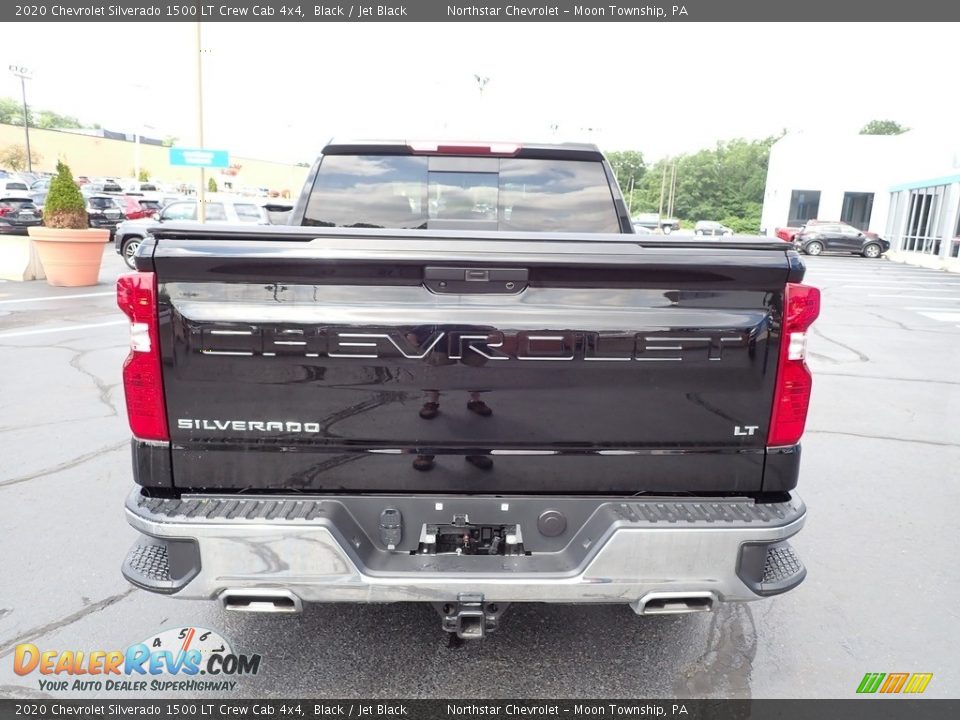 2020 Chevrolet Silverado 1500 LT Crew Cab 4x4 Black / Jet Black Photo #6