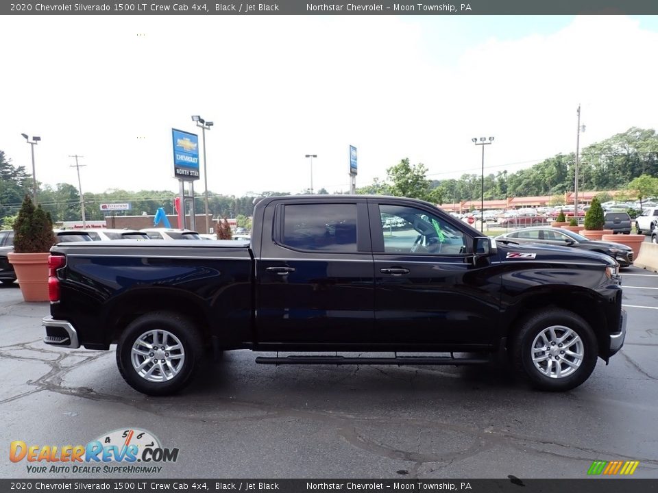 2020 Chevrolet Silverado 1500 LT Crew Cab 4x4 Black / Jet Black Photo #9