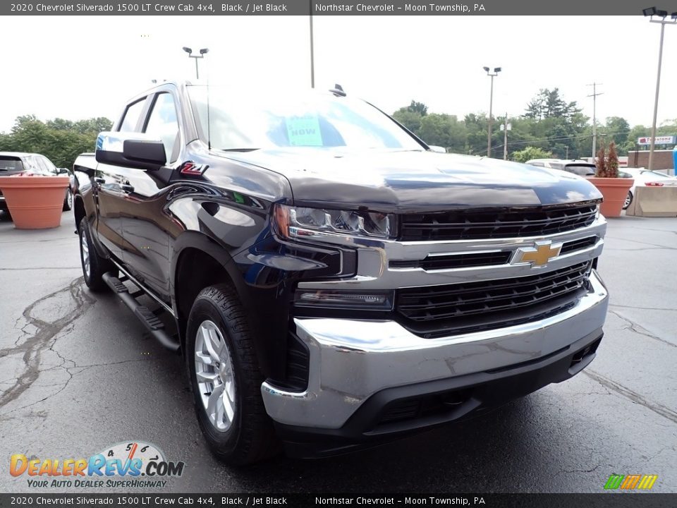 2020 Chevrolet Silverado 1500 LT Crew Cab 4x4 Black / Jet Black Photo #11