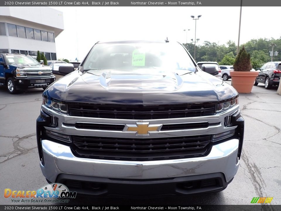 2020 Chevrolet Silverado 1500 LT Crew Cab 4x4 Black / Jet Black Photo #12
